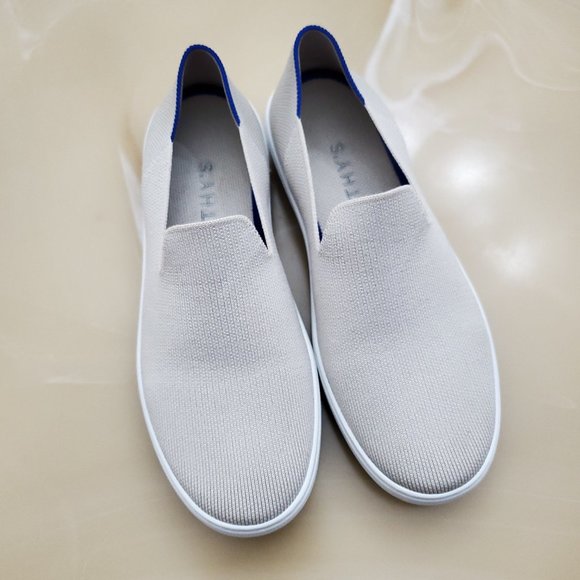 Rothy's The Original Slip On Sneaker in Sand - Picture 2 of 15